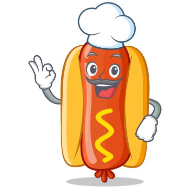 Şef sosisli sandviç çizgi film karakteri