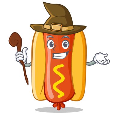 Cadı sosisli sandviç çizgi film karakteri