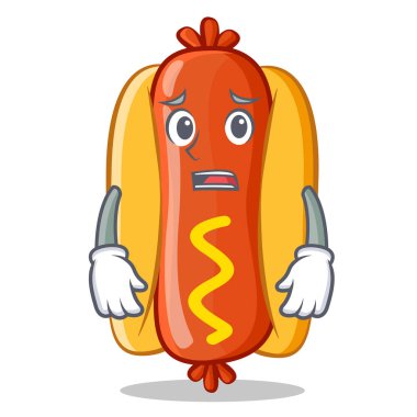 Korkarım sosisli sandviç çizgi film karakteri