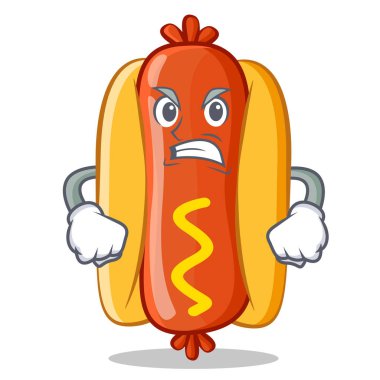 Kızgın sosisli sandviç çizgi film karakteri