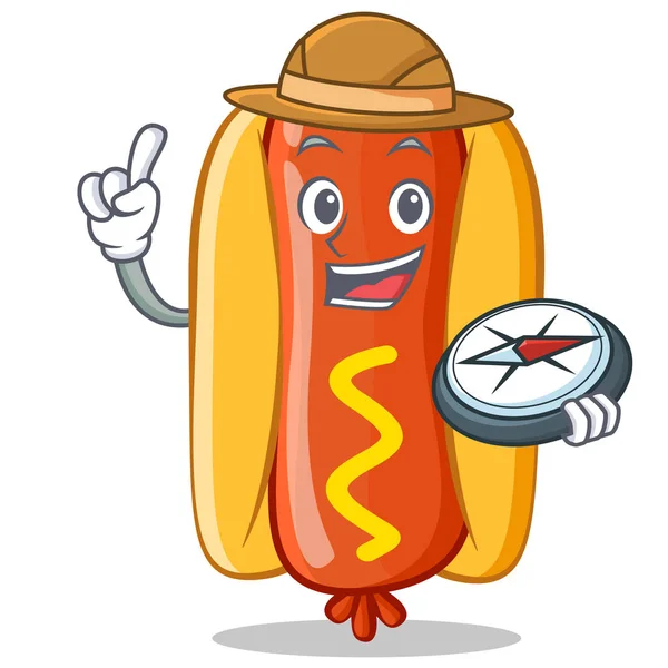 Explorer sosisli sandviç çizgi film karakteri