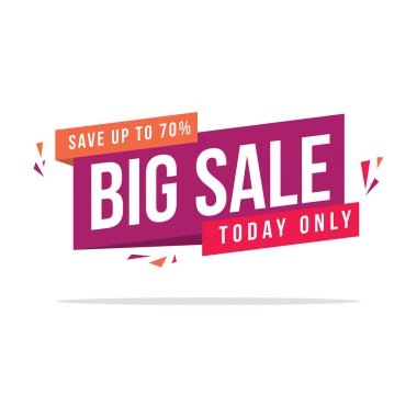 Büyük satış stil fiyat etiketi koleksiyonu iskonto