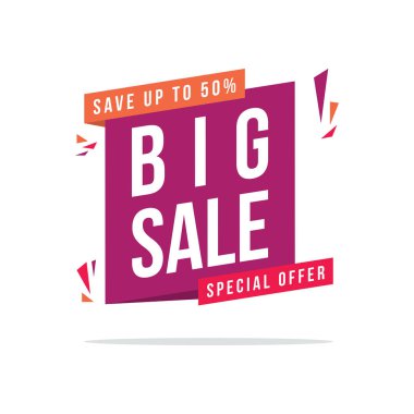 Büyük satış stil fiyat etiket indirim tasarımı