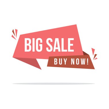 Fiyat etiketi tarzı büyük bir indirim indirim