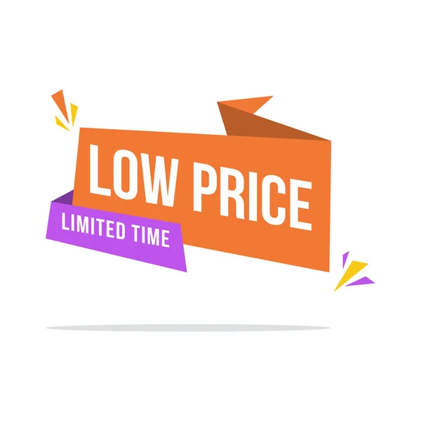 Coleta etiqueta preço melhor venda —  Vetores de Stock