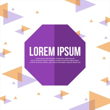 Koleksiyon soyut geometrik desen ve arka plan