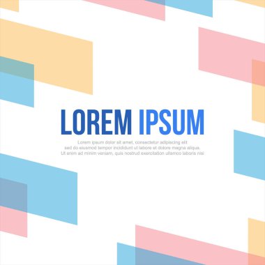 Renkli soyut geometrik desen ve arka plan