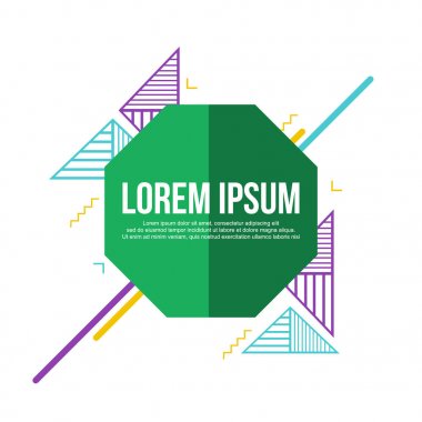 Geometrik arka plan tarzı modern koleksiyon