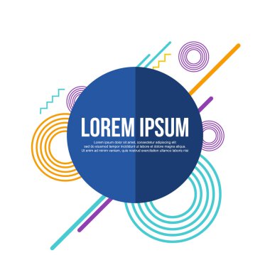 Modern soyut geometrik desen arka plan stili