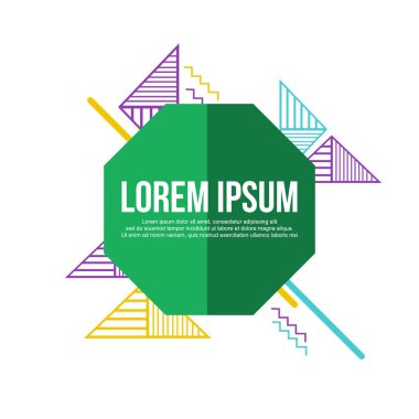 Geometrik arka plan modern tasarım koleksiyonu