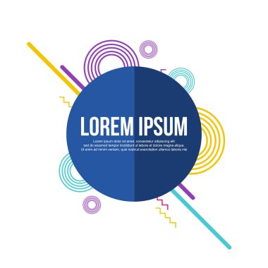 Geometrik arka plan modern tarzı kabarcık