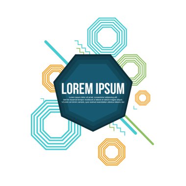 Koleksiyon geometrik arka plan modern tarzı