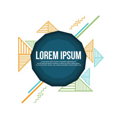 Koleksiyon hisse senedi soyut geometrik arka plan modern tarzı