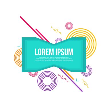 Soyut geometrik tarzı modern arka plan