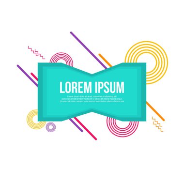 Soyut geometrik tarzı modern arka plan