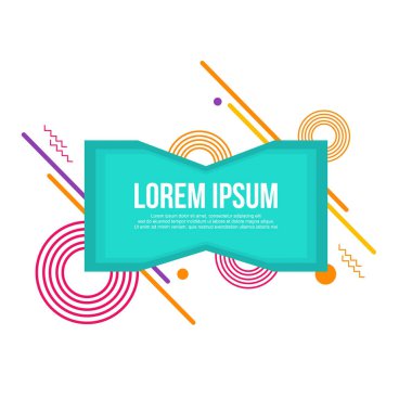 Soyut geometrik tarzı modern arka plan