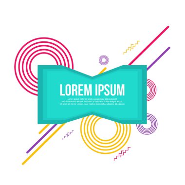 Soyut geometrik tarzı modern arka plan