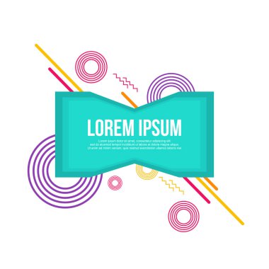 Soyut geometrik tarzı modern arka plan