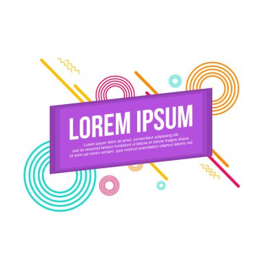 Koleksiyon soyut geometrik tasarım arka plan