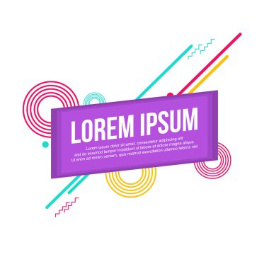 Koleksiyon soyut geometrik tasarım arka plan