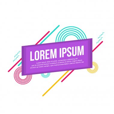 Koleksiyon soyut geometrik tasarım arka plan