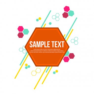 Modern geometrik arka plan tasarlamak