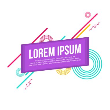 Koleksiyon soyut geometrik tasarım arka plan