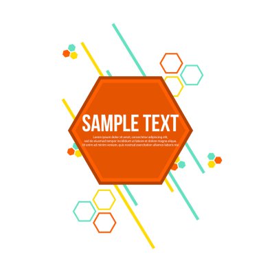 Modern arka plan geometrik tasarım stili