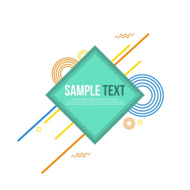 Arka plan modern soyut geometrik tarzı