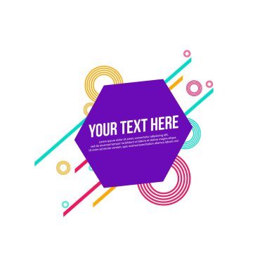 Geometrik arka plan modern tarzı