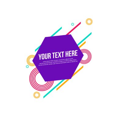 Geometrik arka plan modern tarzı