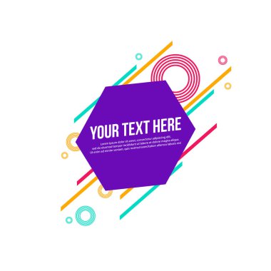 Geometrik arka plan modern tarzı