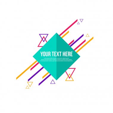 Geometrik modern arka plan tasarlamak