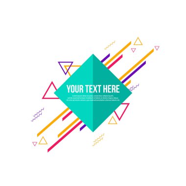 Geometrik modern arka plan tasarlamak