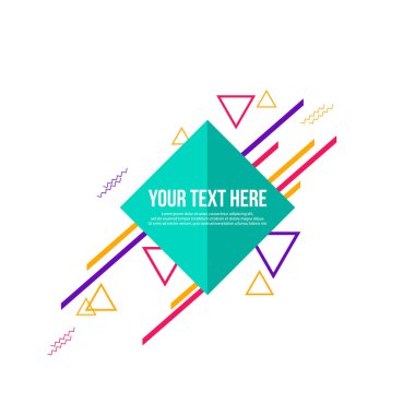 Geometrik modern arka plan tasarlamak