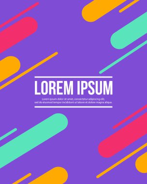 Mor arka plan ile soyut desen stili