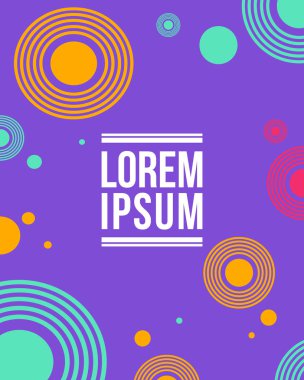 Mor arka plan ile soyut desen stili