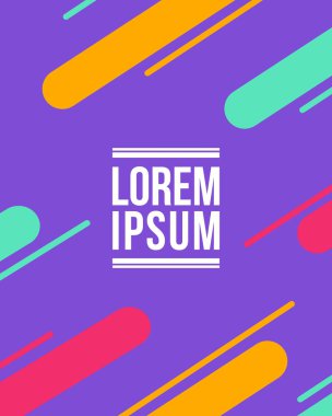 Mor arka plan ile soyut desen stili