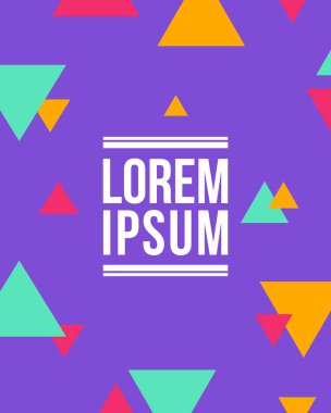 Mor arka plan ile soyut desen stili