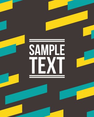 Siyah arka plan desen stili koleksiyonu