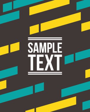 Siyah arka plan desen stili koleksiyonu