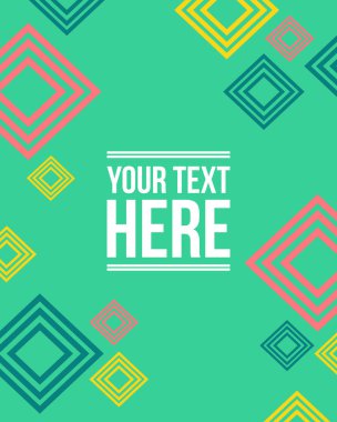 Soyut yeşil arka plan desen koleksiyonu