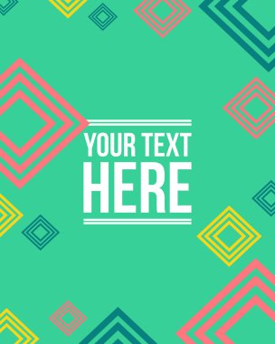 Soyut yeşil arka plan desen koleksiyonu