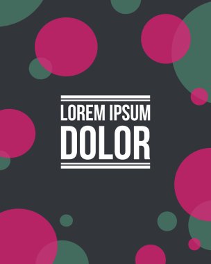 Desen arka plan kabarcık tarzı ile