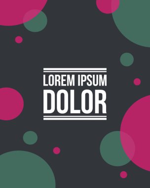 Desen arka plan kabarcık tarzı ile