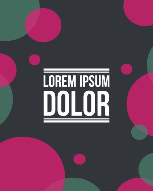 Desen arka plan kabarcık tarzı ile