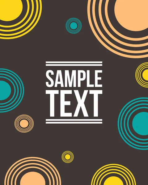 Siyah arka plan desen stili koleksiyonu