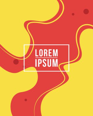 Sıvı kapak kırmızı sarı arka plan