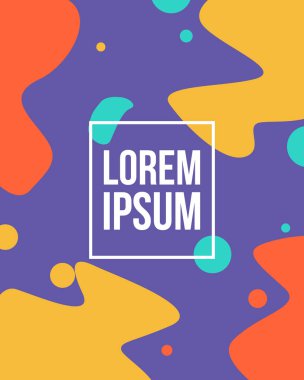 Arka plan stili sıvı kapak toplama