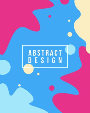 Renkli sıvı kapak arka plan stili